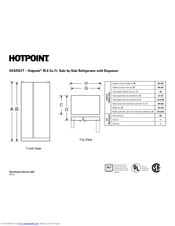 Hotpoint HSS25GFTWW Specification