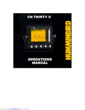 Humminbird CH Thirty II Operation Manual