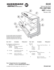 Hussmann Impact C2-E Technical Data Sheet