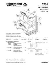 Hussmann impact 2-LE Technical Data Sheet