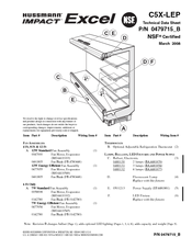 Hussmann impact Excel C5X-LEP Technical Data Sheet