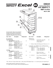 Hussmann Impact Excel C6X-E Technical Data Sheet