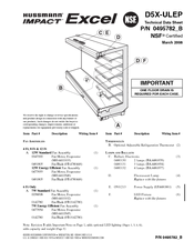 Hussmann Impact Excel D5X-ULEP Technical Data Sheet