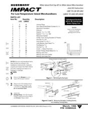 Hussmann IMPACT LWEG Installation Instructions