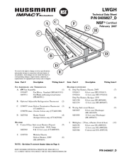 Hussmann IMPACT LWGH Technical Data Sheet