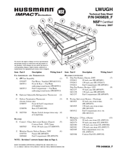 Hussmann IMPACT LWUGH Technical Data Sheet