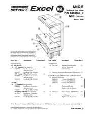 Hussmann Impact Excel M4X-E Technical Data Sheet