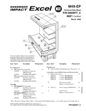Hussmann Impact Excel M4X-EP Technical Data Sheet