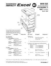 Hussmann Impact Excel M4X-GE Technical Data Sheet