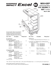 Hussmann Impact Excel M5X-GEP Technical Data Sheet