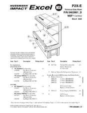 Hussmann Impact Excel P2X-E Technical Data Sheet