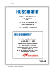 Hussmann USL-2 Installation And Service Instructions Manual