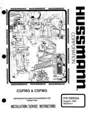 Hussmann CSFMG Install Manual