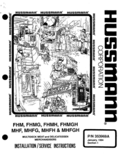 Hussmann MHFGH Install Manual