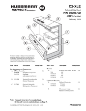 Hussmann Impact C2-XLE Technical Data Sheet
