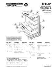 Hussmann impact Excel C2X-LEP Technical Data Sheet