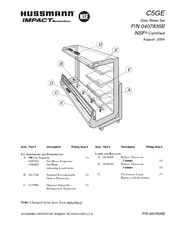 Hussmann Impact C5GE Datasheet