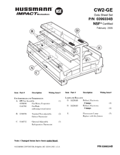 Hussmann IMPACT CW2-GE Datasheet