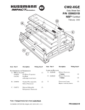 Hussmann IMPACT CW2-XGE Datasheet