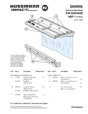 Hussmann IMPACT D5RRIS Technical Data Sheet