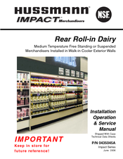 Hussmann IMPACT D5RRI Operation And Service Manual