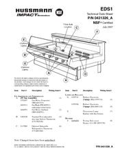 Hussmann IMPACT EDS1 Technical Data Sheet