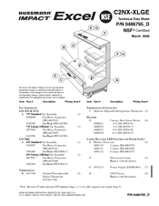 Hussmann C2NX-XLGE Technical Data Sheet