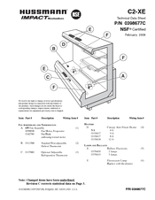 Hussmann Impact Excel C2X-E Technical Data Sheet