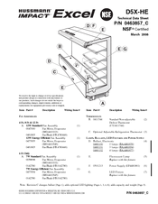 Hussmann D5X-HE Technical Data Sheet