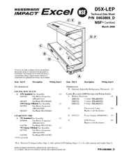 Hussmann D5X-LEP Technical Data Sheet
