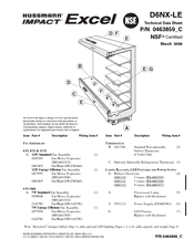 Hussmann D6NX-LE Technical Data Sheet