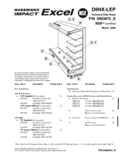 Hussmann D6NX-LEP Technical Data Sheet