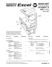 Hussmann M3NX-GEP Technical Data Sheet