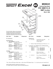 Hussmann M5NX-E Technical Data Sheet