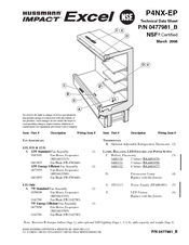 Hussmann P4NX-EP Technical Data Sheet