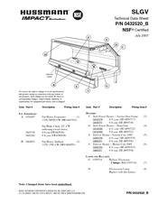 Hussmann SLGV Technical Data Sheet