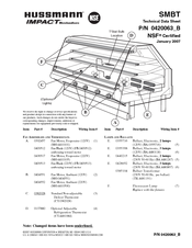 Hussmann SMBT Technical Data Sheet