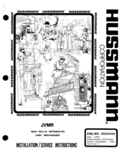 Hussmann JVMR-8 Install Manual