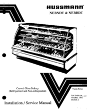 Hussmann NEBBDT-78 Installation & Service Manual