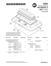 Hussmann RI2N Technical Data Sheet