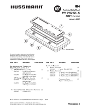 Hussmann RI4 Technical Data Sheet