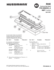 Hussmann RI4-E Technical Data Sheet
