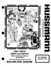 Hussmann RMVFA Install Manual