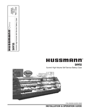Hussmann SHVSS Installation And Operation Manual