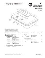 Hussmann SI1 Technical Data Sheet