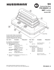 Hussmann SI3 Technical Data Sheet