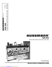 Hussmann VGM Installation And Operation Manual