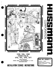 Hussmann VGK Install Manual