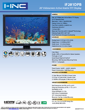 I-Inc iF281DPB Specifications