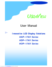 I-Tech UltraView HAP17AV Series User Manual